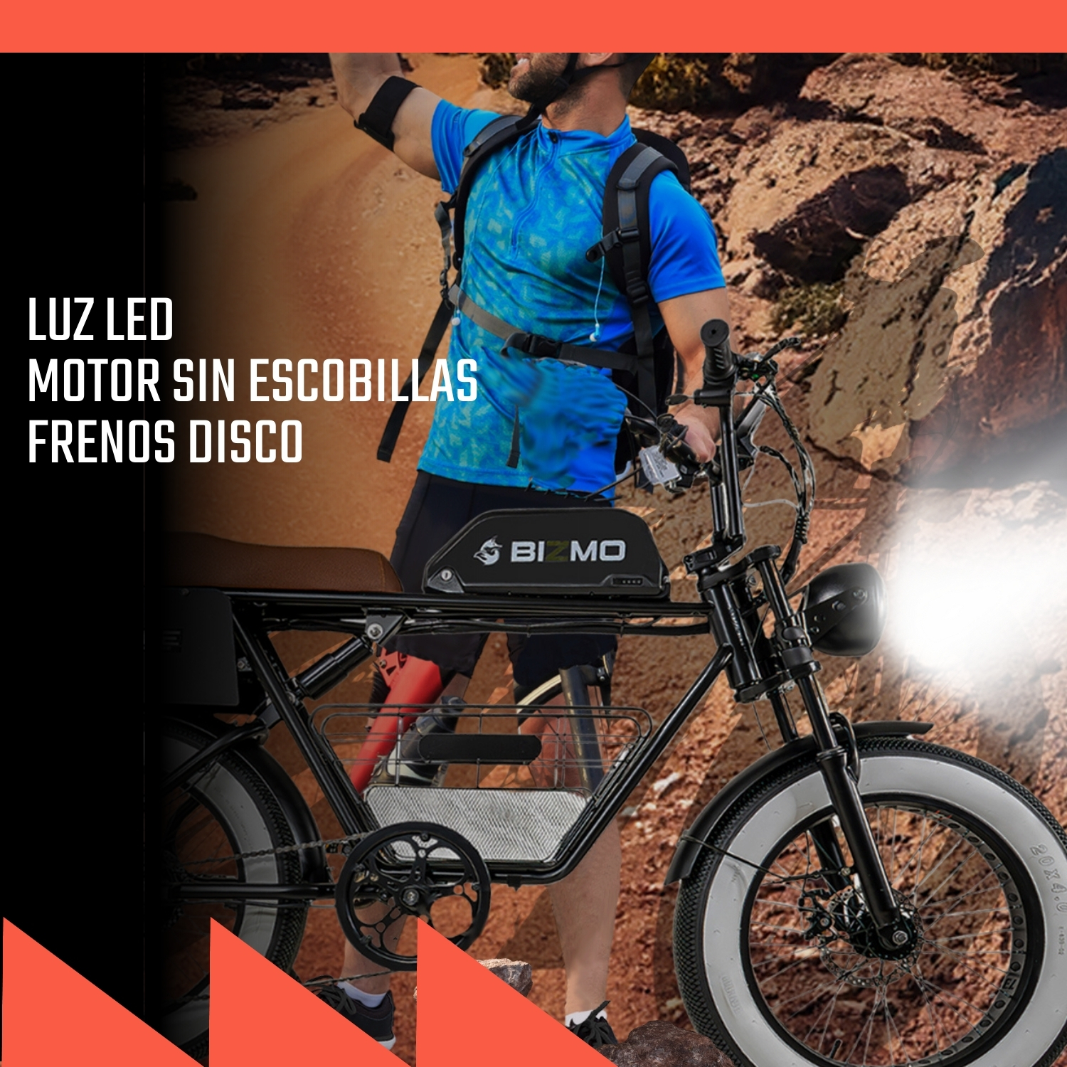 Bicicleta Electrica Racing De Pista 7 Vel Montaña 41km/h