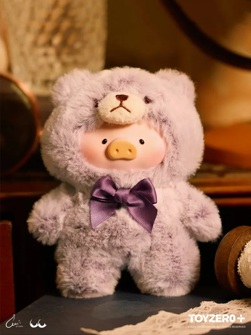 Teddy Lulu The Pig, Caja Misteriosa, Muñeco de Vinilo de Peluche Figura de Anime Cerdito Cosplay Teddy Colgante Esponjoso