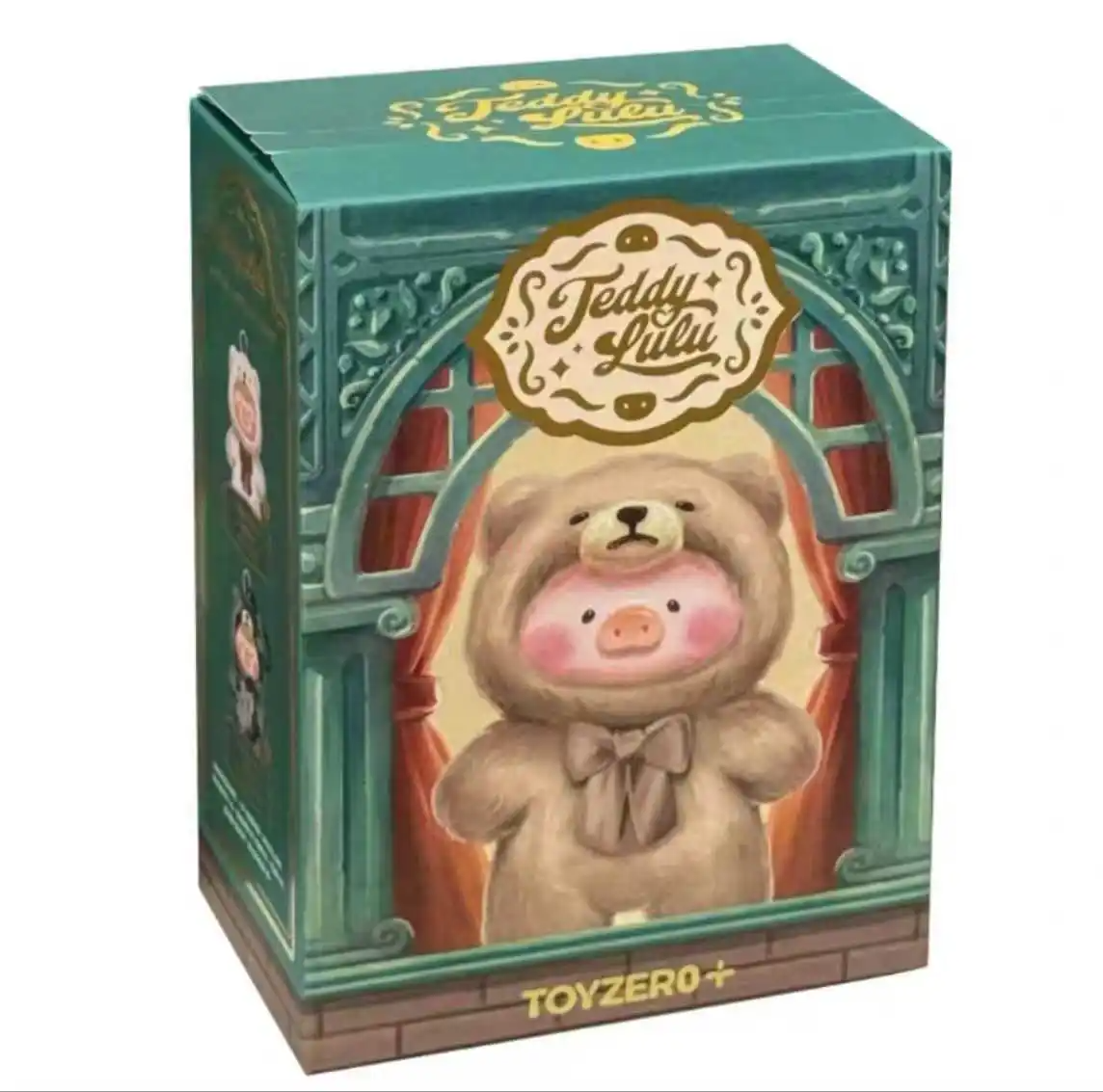 Teddy Lulu The Pig, Caja Misteriosa, Muñeco de Vinilo de Peluche Figura de Anime Cerdito Cosplay Teddy Colgante Esponjoso