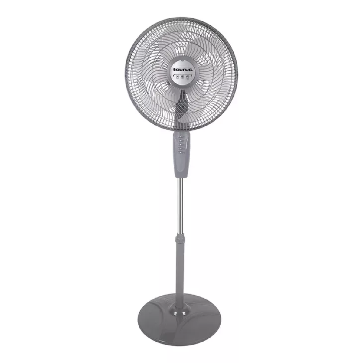 Ventilador Taurus BOREAL De Pedestal y Pared 16" Con 6 Aspas, 3 Velocidades, Silencioso, Gris
