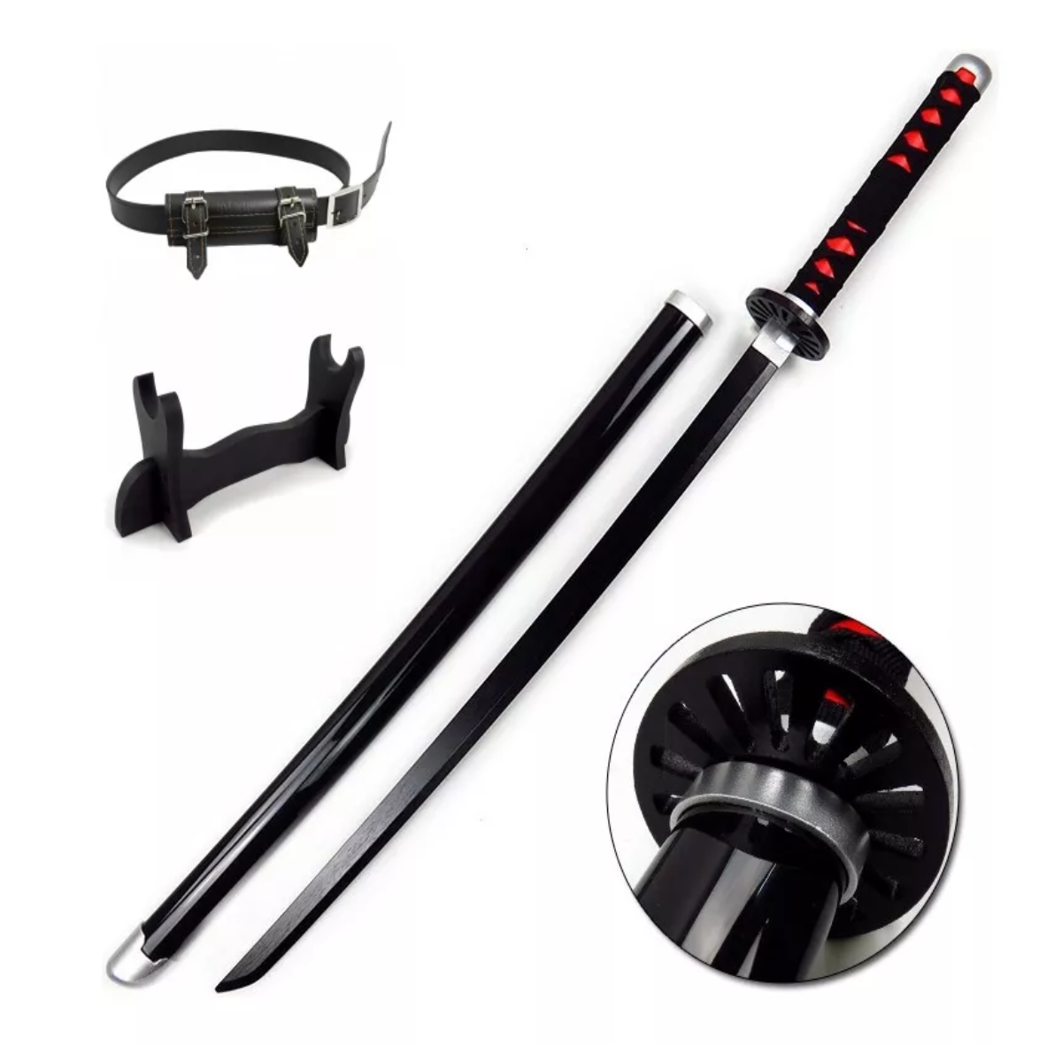 104cm Katana De Madera Demon Slayer Colección 2nd Tanjiro Kamado