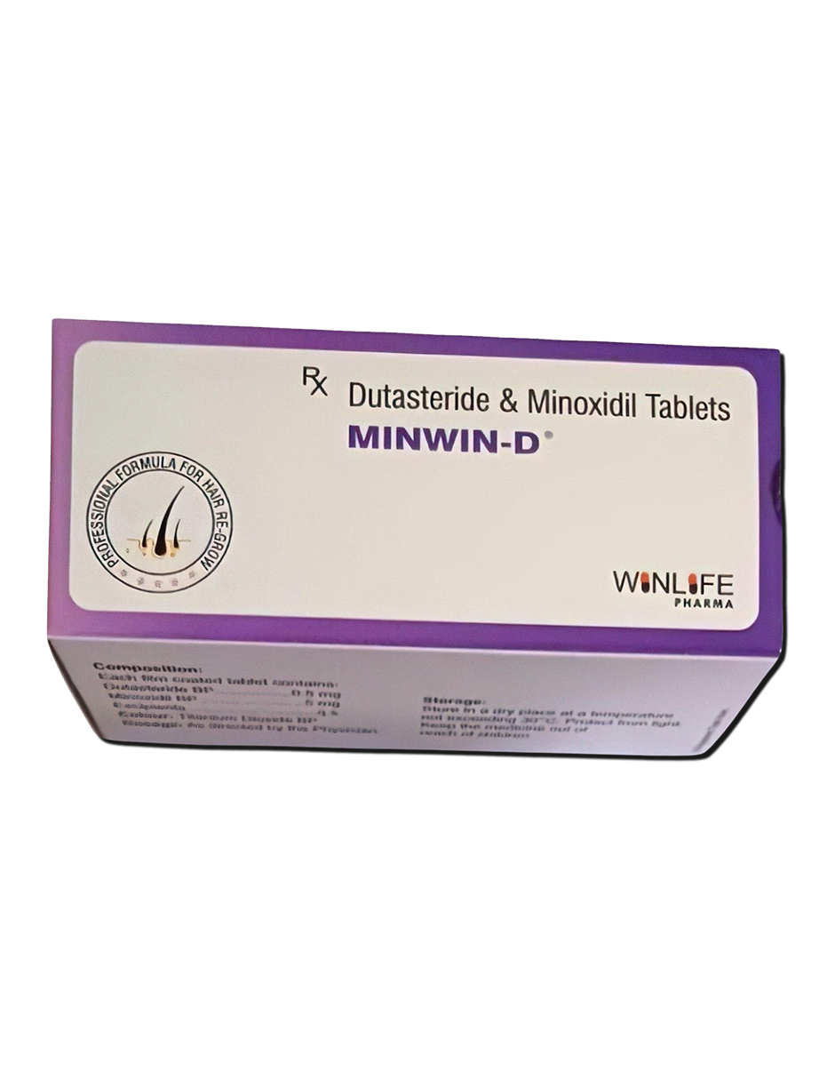 Minoxidil 5mg + Dutasterida 0.5mg 100 Tabletas