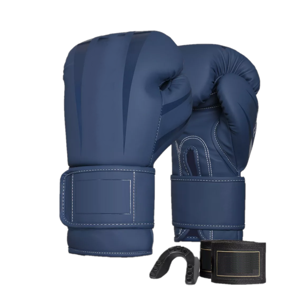 Guantes De Box Velcro Azul oscuro 12oz