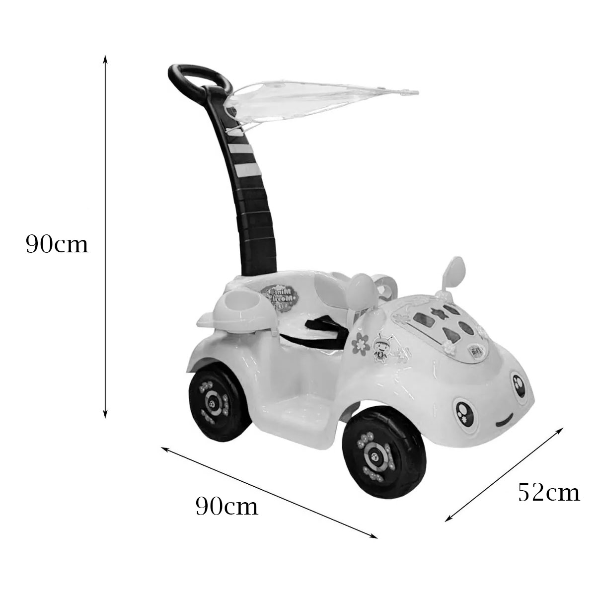 Montable Carrito Mini Movil MyToy 5205 Rosa.