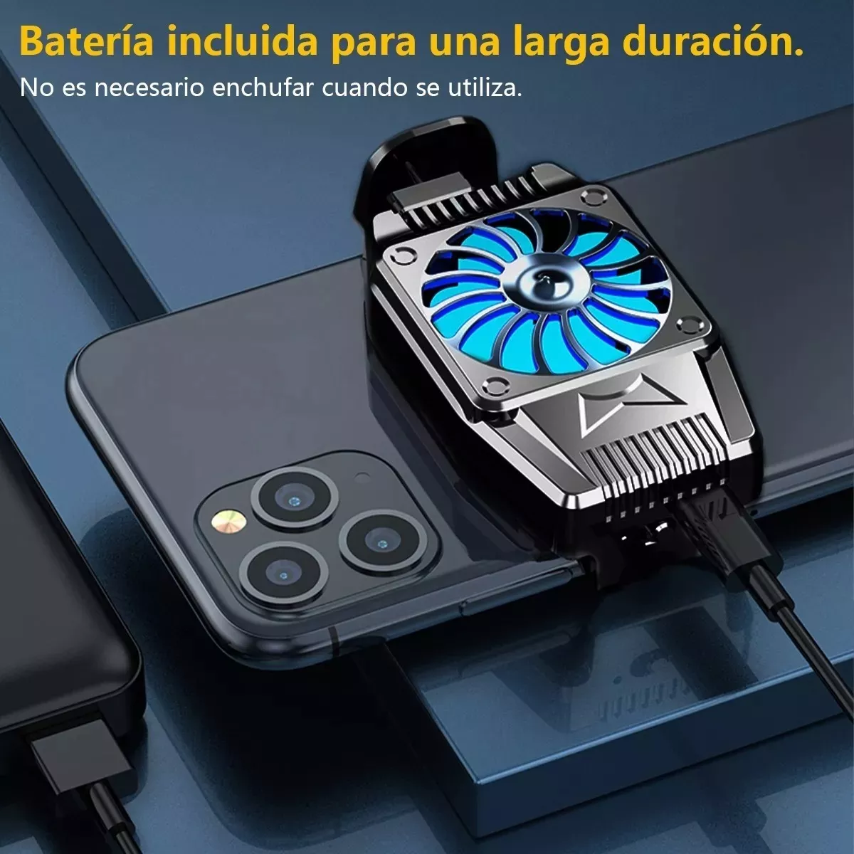 Ventilador Enfriador Para Celular Universal Recargable