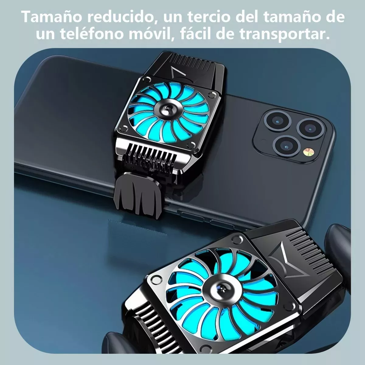 Ventilador Enfriador Para Celular Universal Recargable