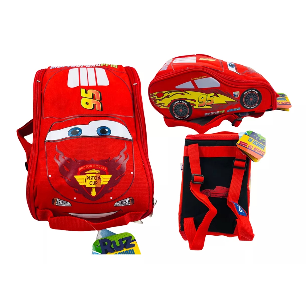 Lonchera Termica Disney Ruz Cars Rayo Niño Figura 93434