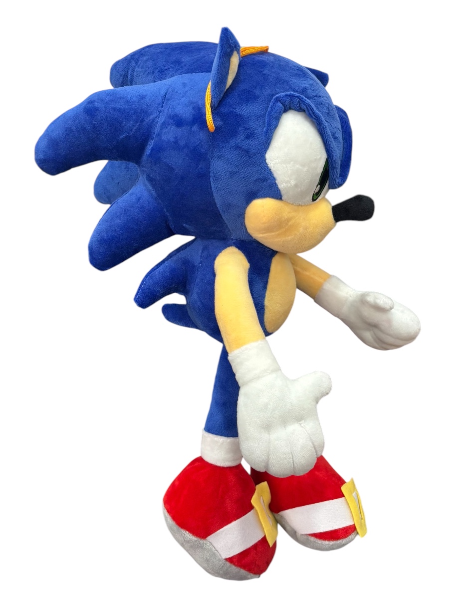 Muñeco de peluche Sonic, color azul, algodón 100% 