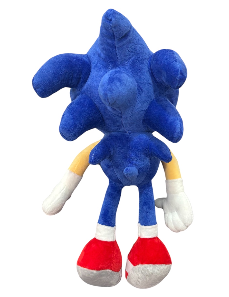 Muñeco de peluche Sonic, color azul, algodón 100% 