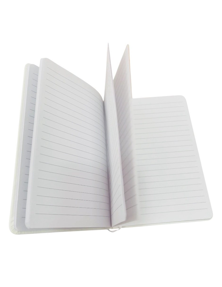 Libreta estilo francés verde con hojas rayadas, La pantera rosa