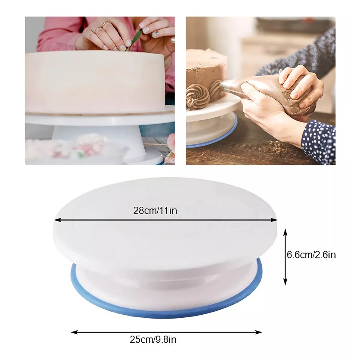Juego De Decoración De Pasteles Platón Giratorio Para Tartas