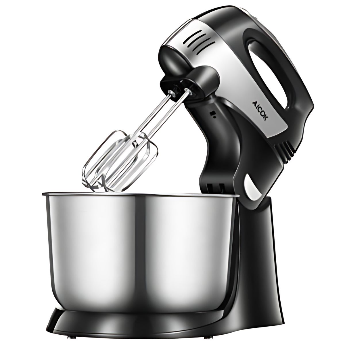 Batidora de Pedestal 2 en 1 6 Velocidades 3.5L Aicok Plateado  Mod BP9250
