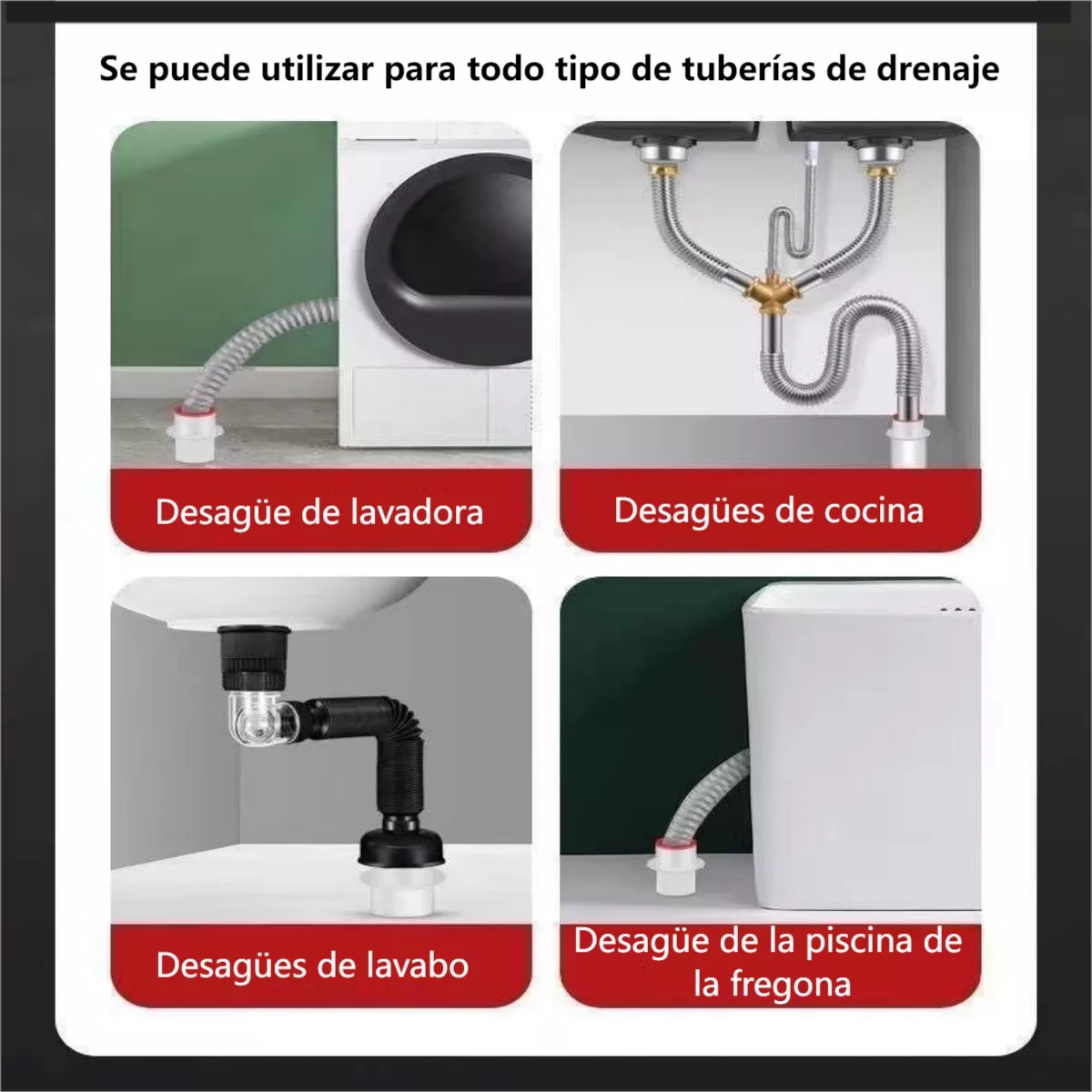 Valvula Antiolores Anti-insectos Coladera 2 Piezas