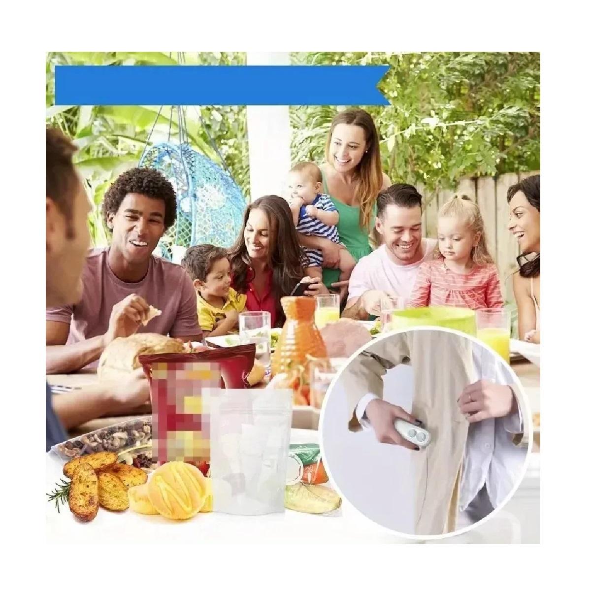 Maquina Para Sellar Sellador De Bolsas Para Snacks/alimentos