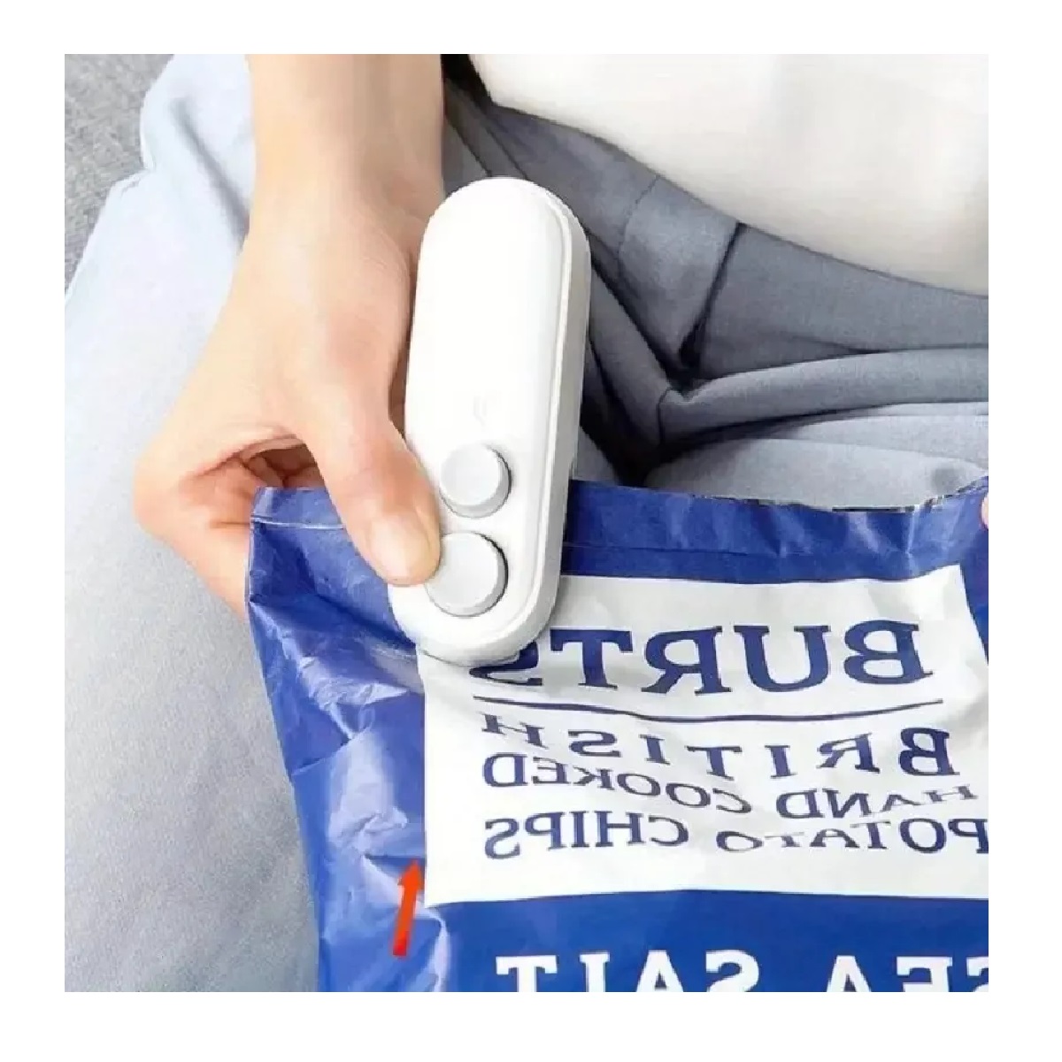 Maquina Para Sellar Sellador De Bolsas Para Snacks/alimentos