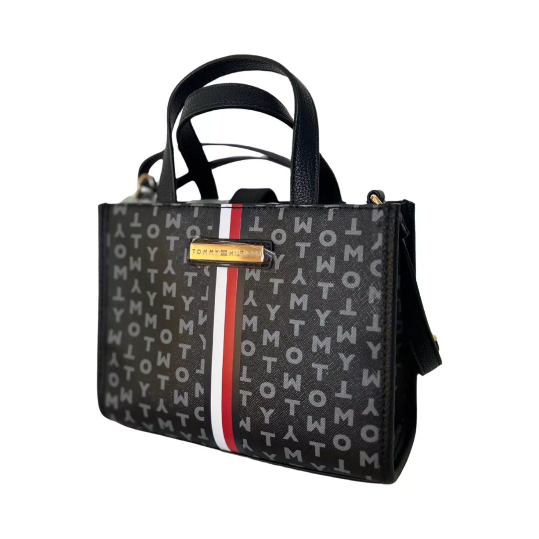 Bolsa Tote Tommy Hilfiger para Mujer, Diseño Elegante y Compacto