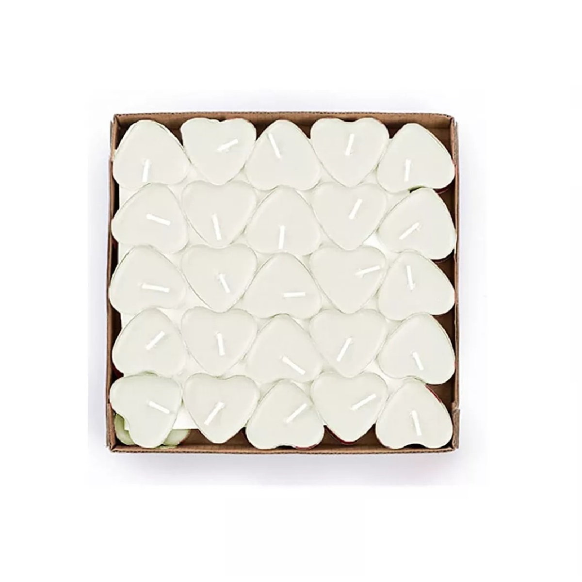 Velas De Te Flotantes Corazón Tea Light Aromática 100pz
