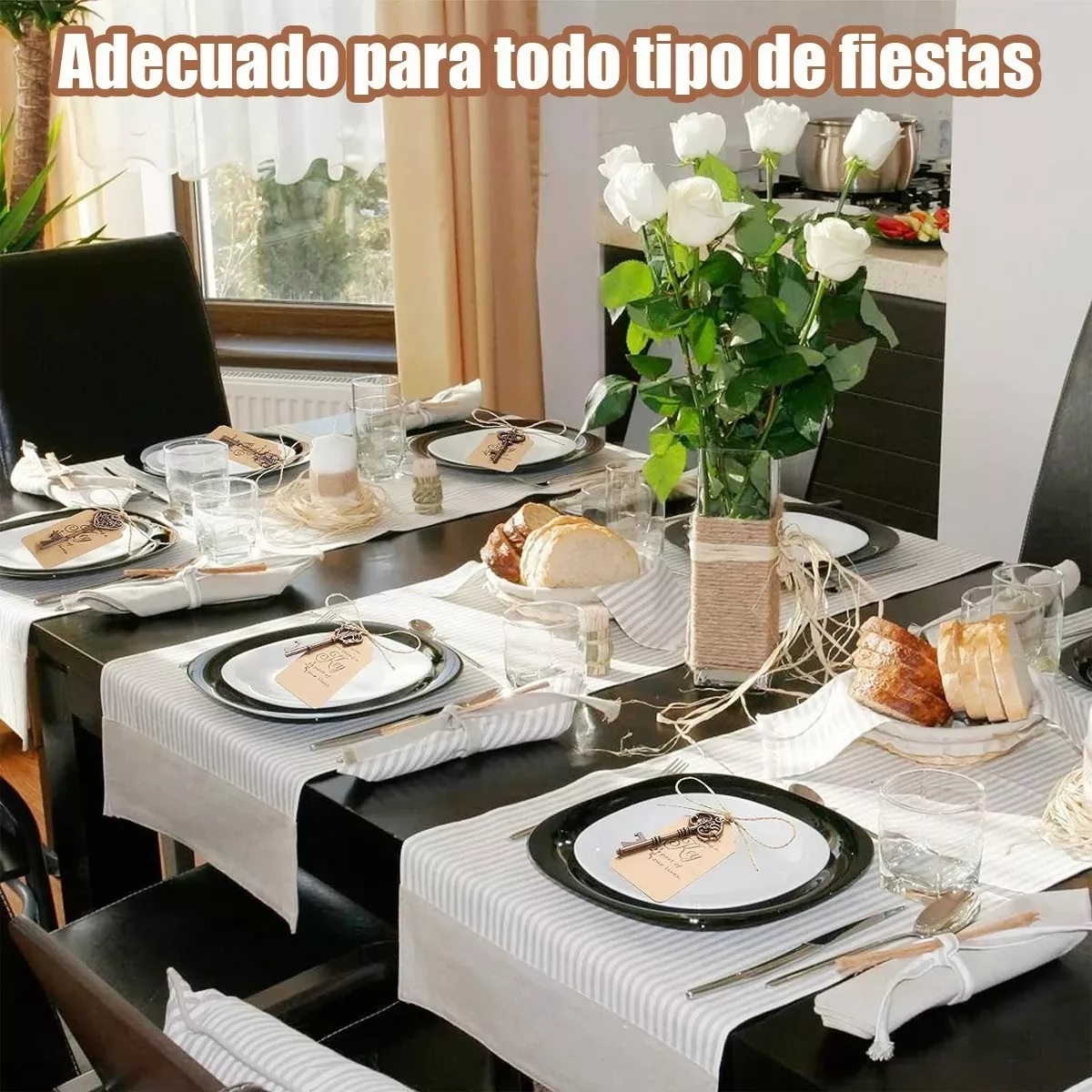 50 Pzs Destapador De Llave Vintage Para Regalo Fiestas Boda