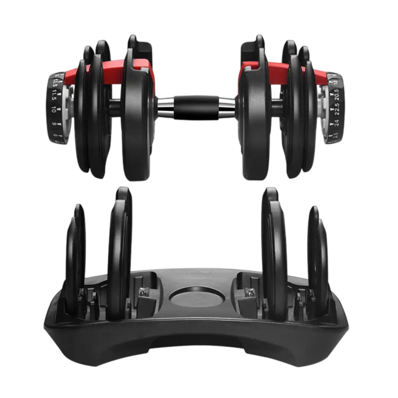 Mancuernas para Ejercicio Ajustable de 2 a 24 Kg Bluelander 