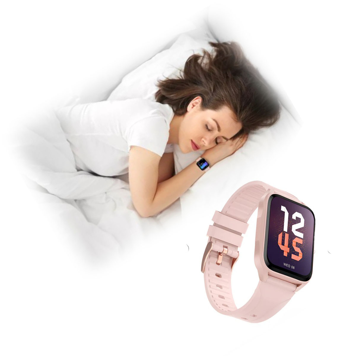 Smartwatch Q1 G-Tide Rosa DM 