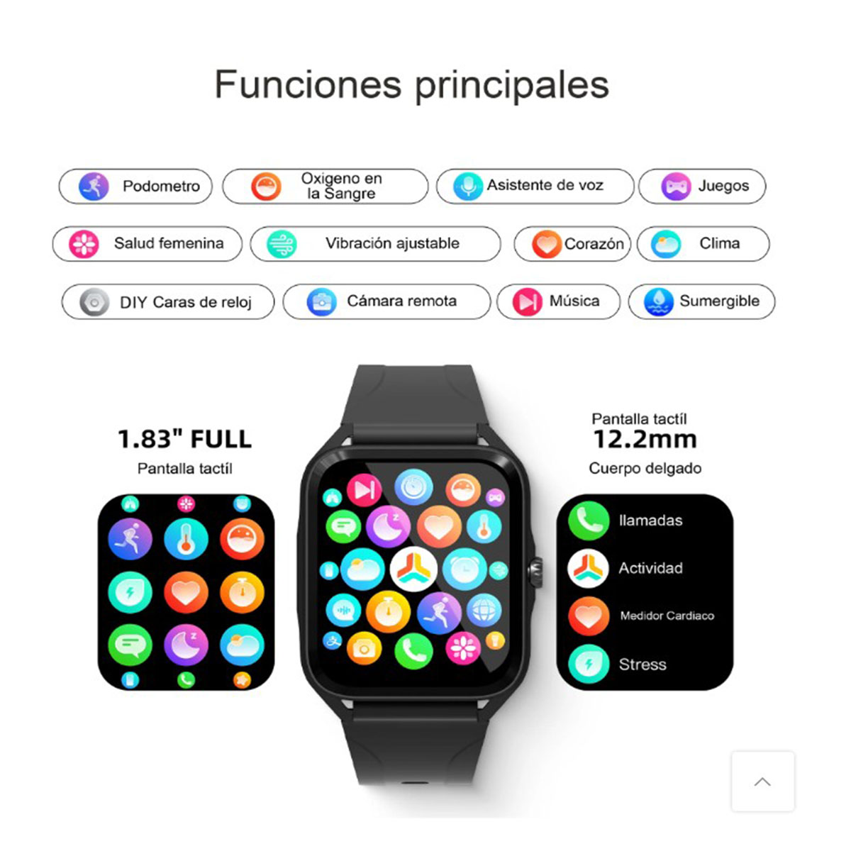 Smartwatch Q1 G-Tide Rosa DM 