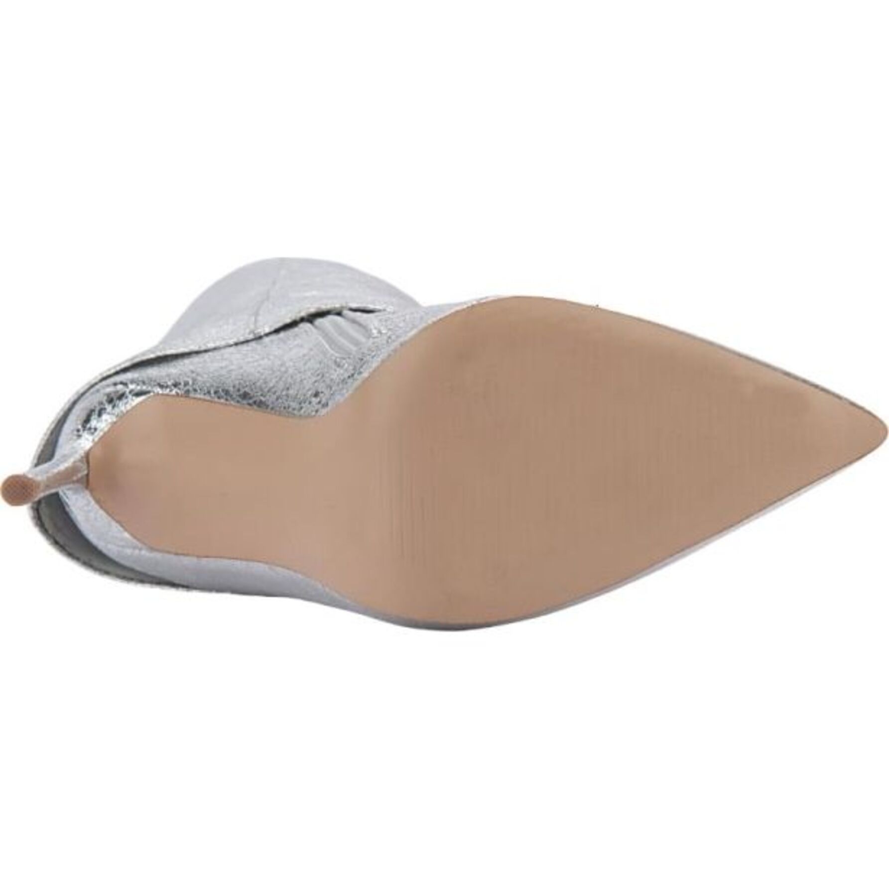 Botas para mujer, alta, con polaina de acabado metálico, tacón delgado y alto, marca Thalia Sodi mod. 1141390