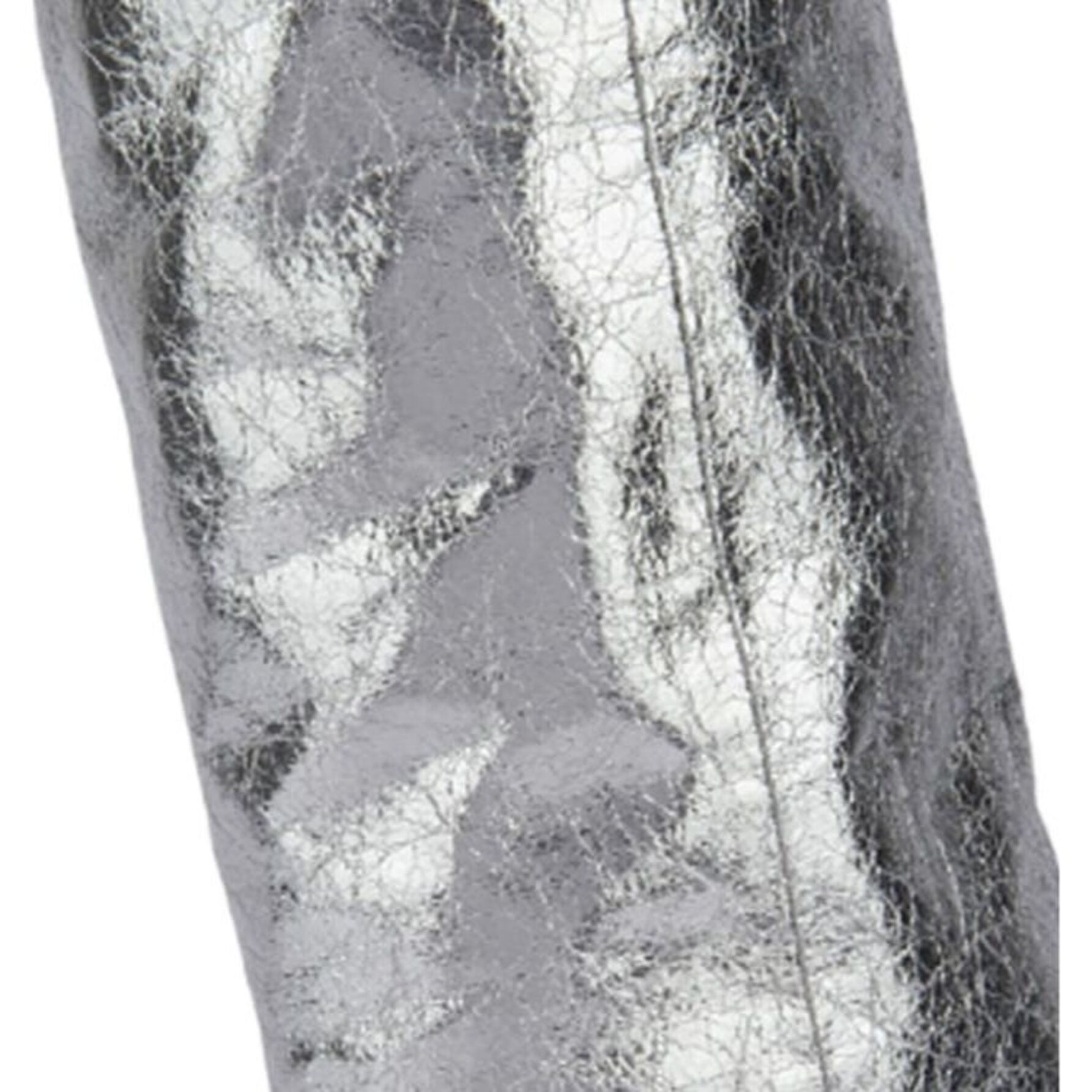 Botas para mujer, alta, con polaina de acabado metálico, tacón delgado y alto, marca Thalia Sodi mod. 1141390