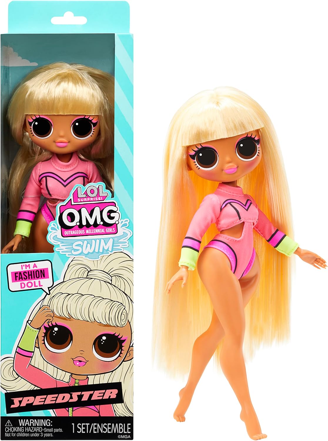 Lol Surprise Swim  Muñeca Speedster Omg Atuendo Natación