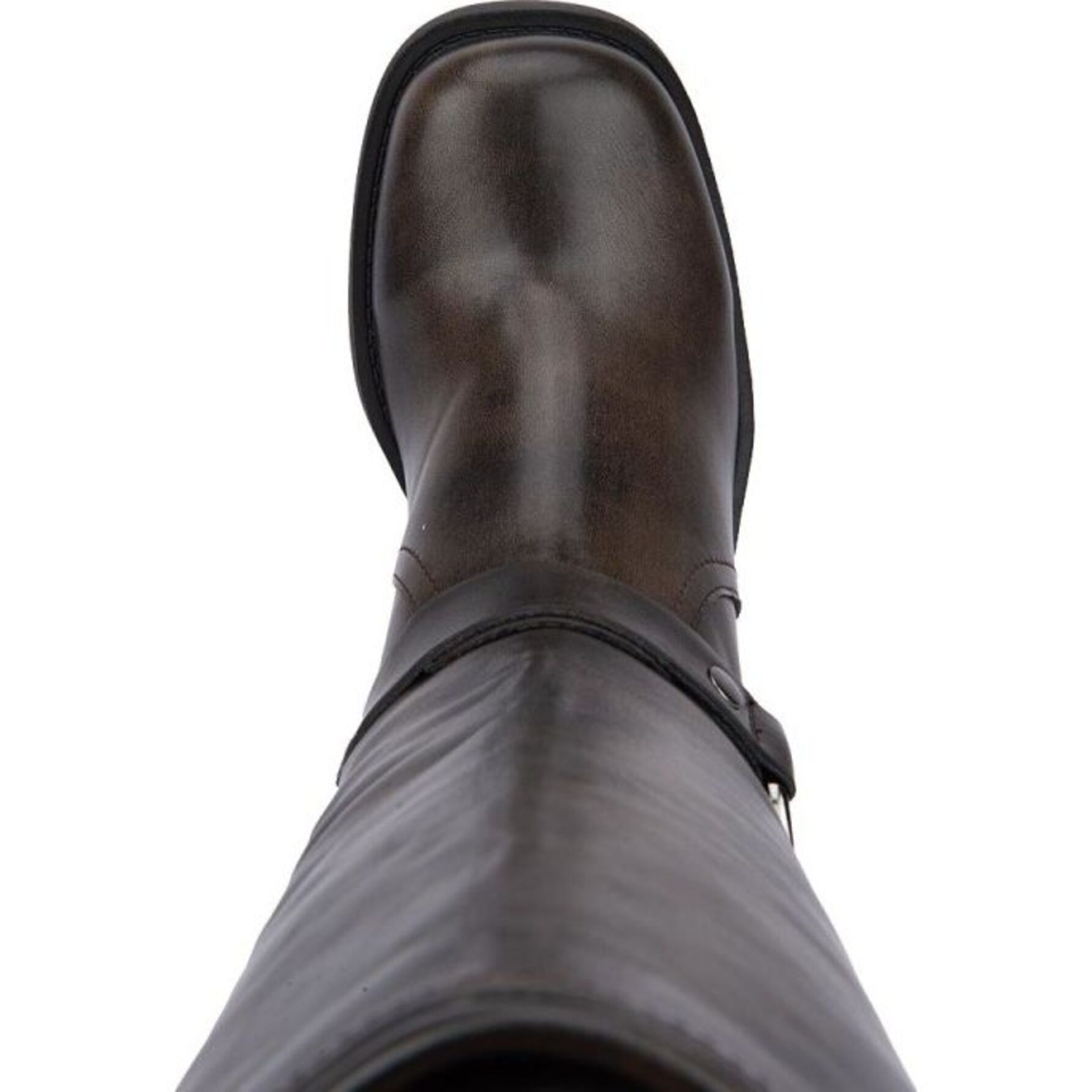 Botas para mujer, con hebillas y estribo decorativo, acabado atanado, color café, marca Goodyear, 1141395