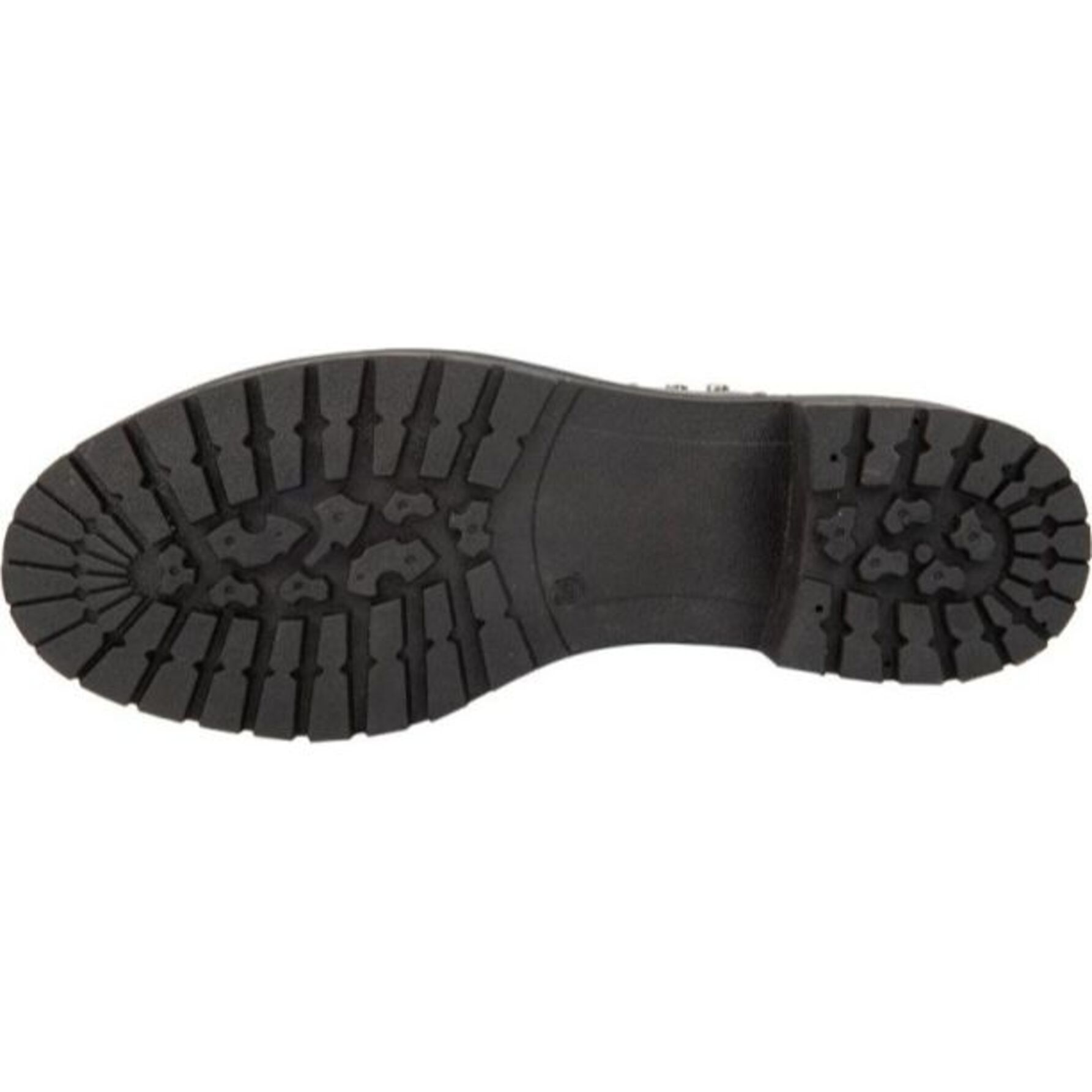 Botas para mujer, tipo Chelsea, con estoperoles y acabado napa, color negro, marca Tierra Bendita, mod. 1141423