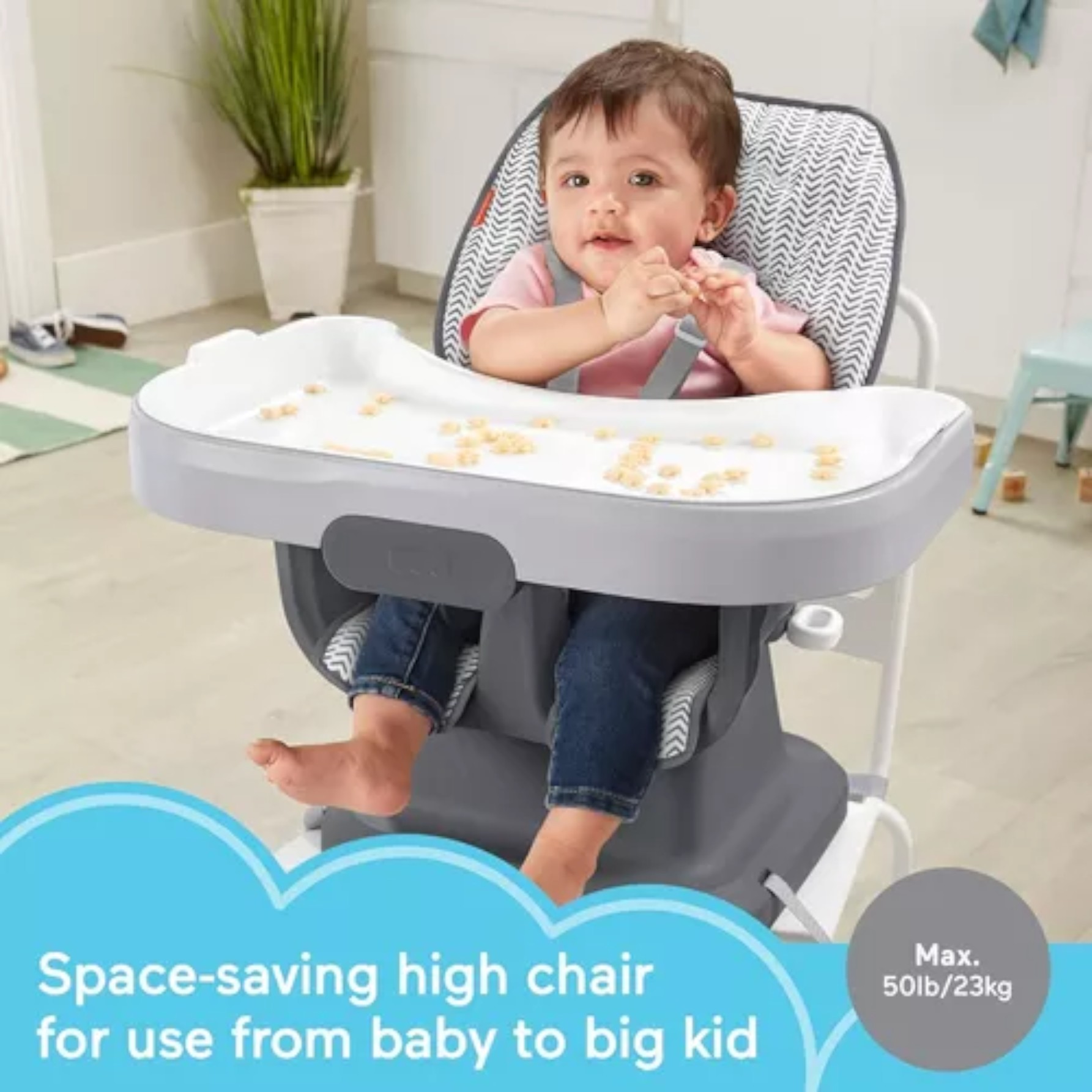 Silla Para Bebe Fisher Price Alta Para Comer Hbd72-9574