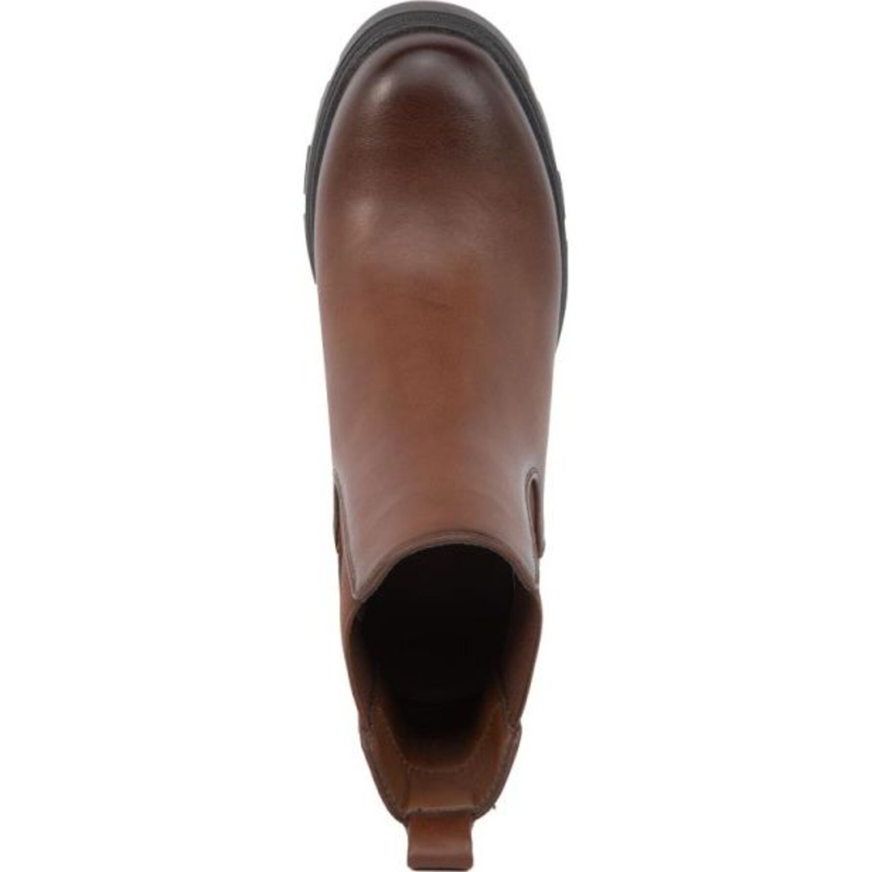 Botas para mujer, tipo Chelsea, con acabado napa, color cognac, marca Tierra Bendita, mod. 1141431