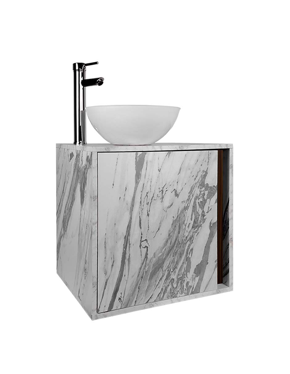 Gabinete Para Baño MIA Con Ovalin Y Llave Minimalista