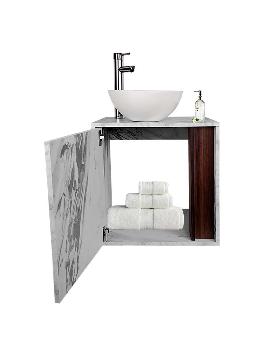 Gabinete Para Baño MIA Con Ovalin Y Llave Minimalista