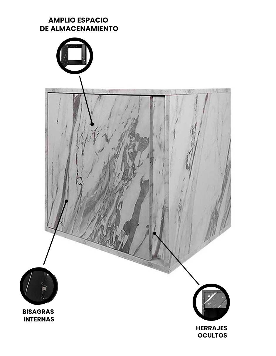 Gabinete Para Baño AARON Minimalista Sin Ovalin Ni Llave