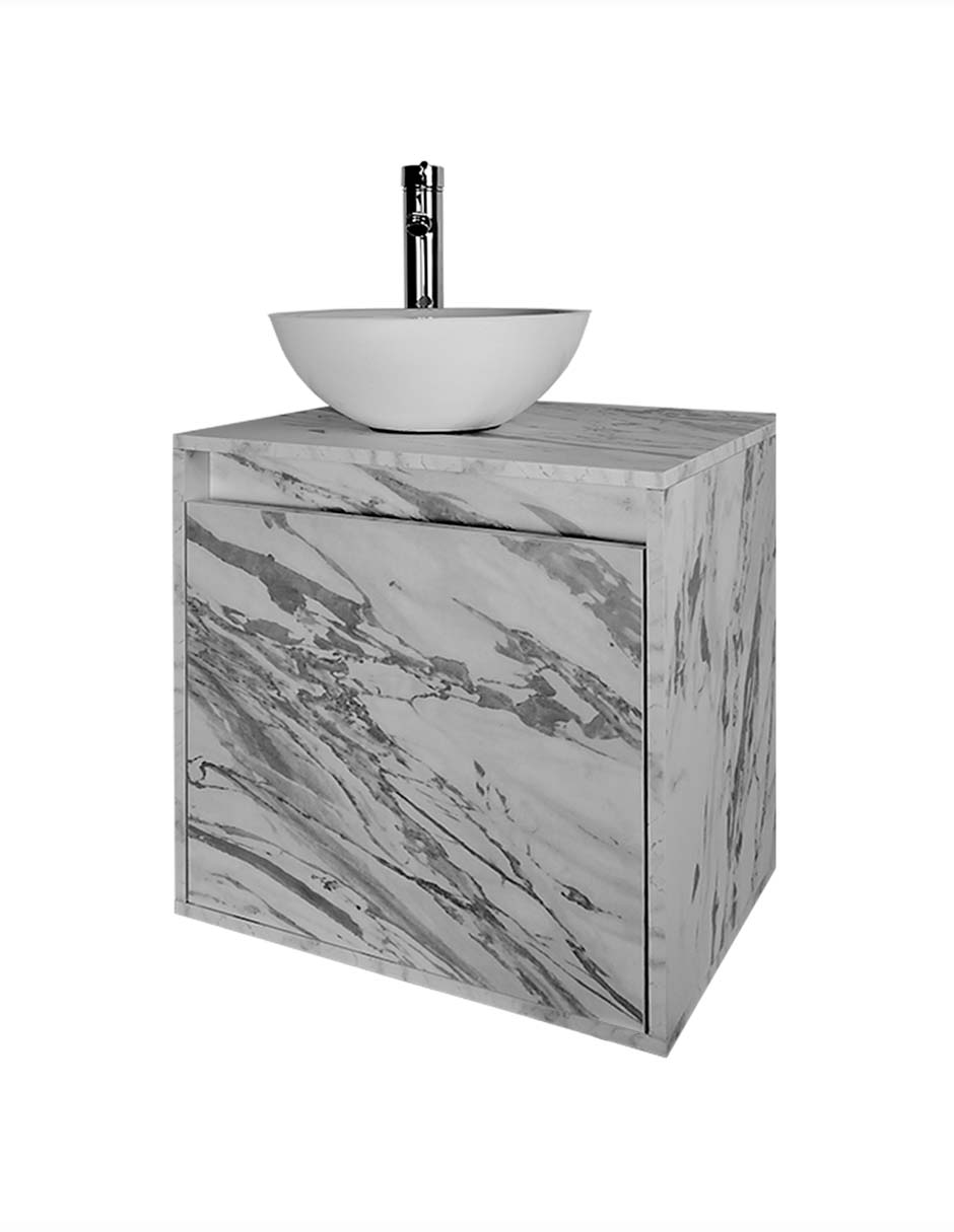 Gabinete Para Baño PHÍA Con Lavabo Y Llave Minimalista