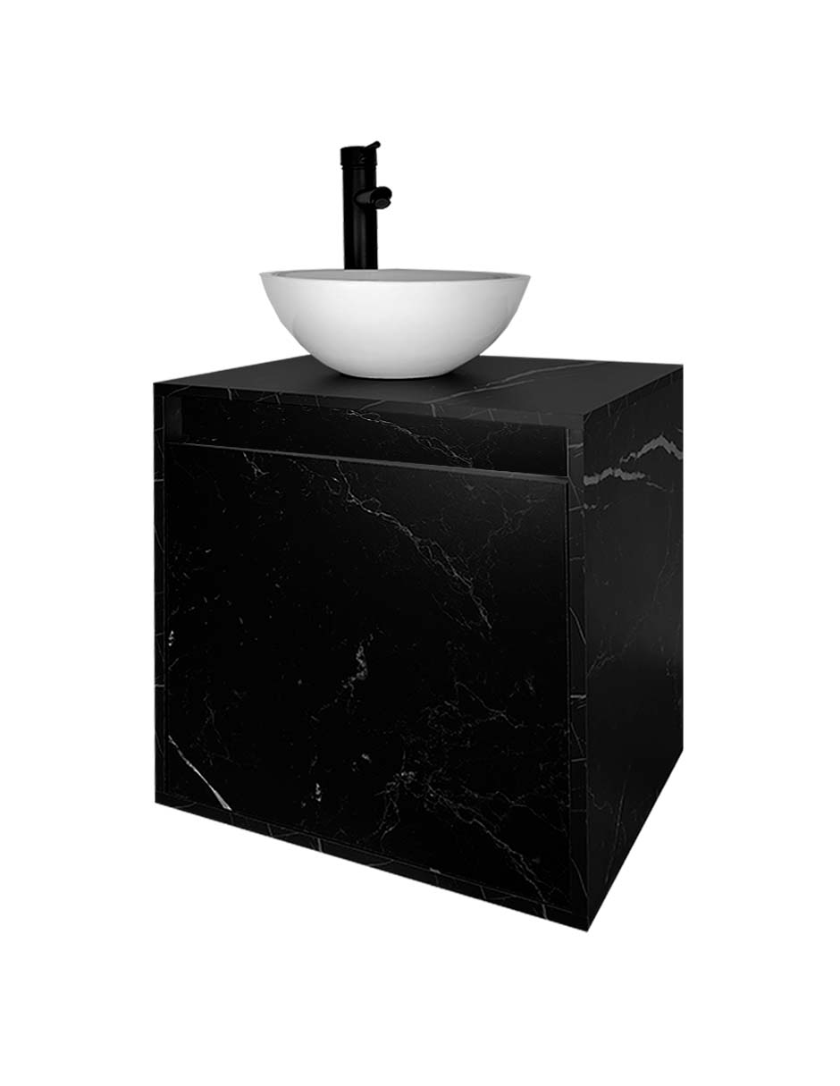 Gabinete Para Baño PHÍA Con Lavabo Y Llave Minimalista