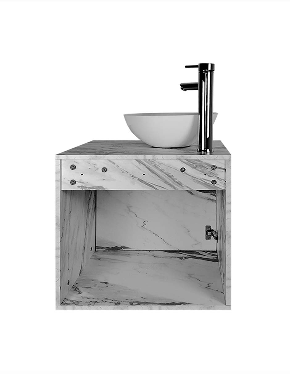 Gabinete Para Baño PHÍA Con Lavabo Y Llave Minimalista