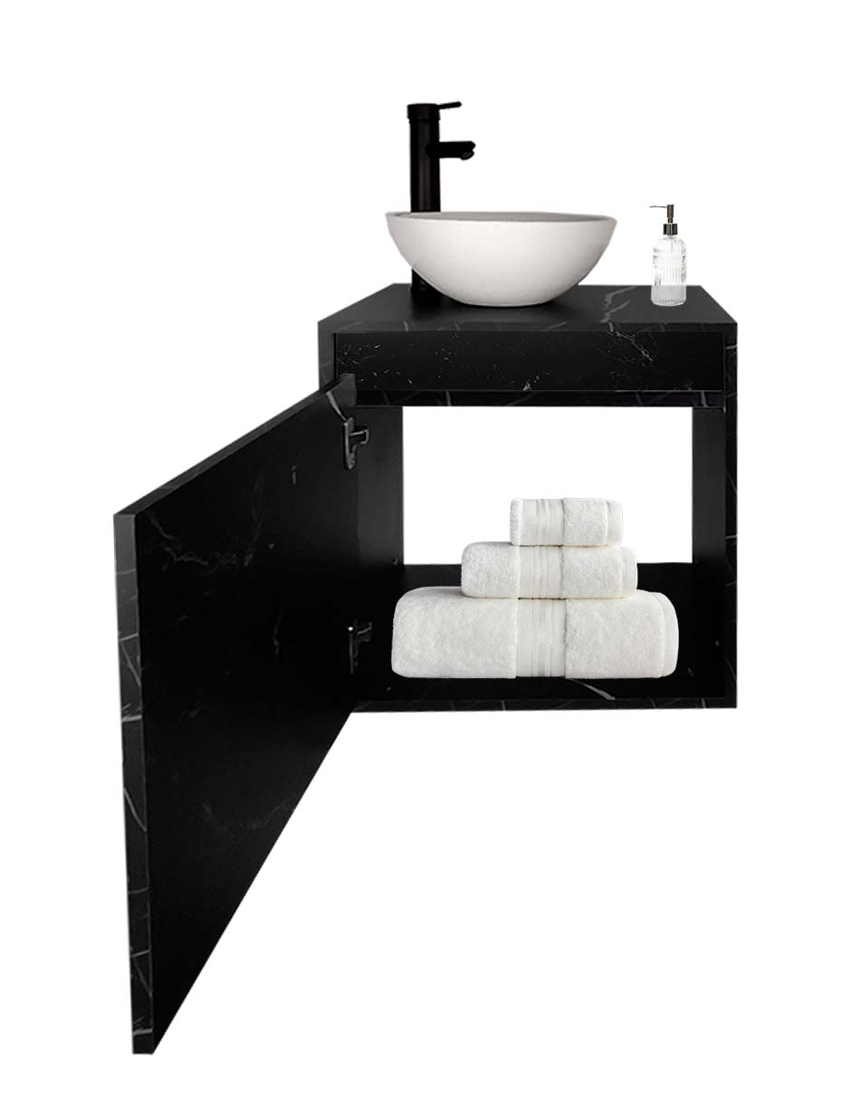 Gabinete Para Baño PHÍA Con Lavabo Y Llave Minimalista