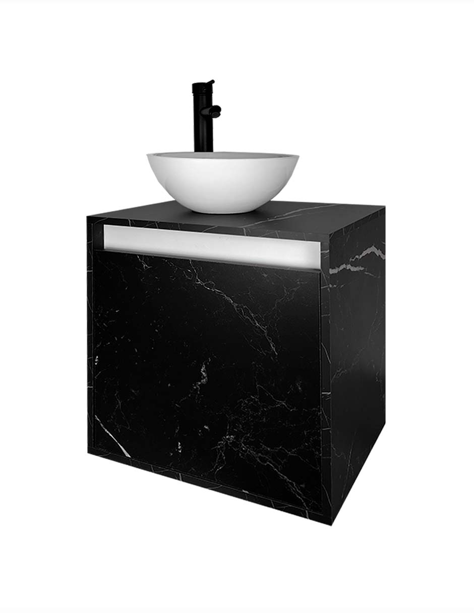 Gabinete Para Baño PHÍA Con Lavabo Y Llave Minimalista