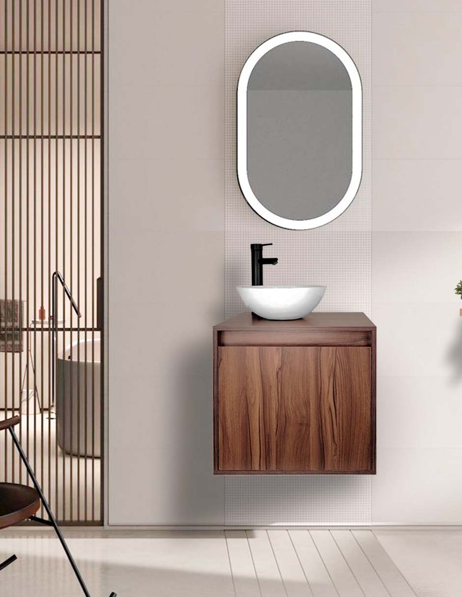 Gabinete Para Baño PHÍA Con Lavabo Y Llave Minimalista