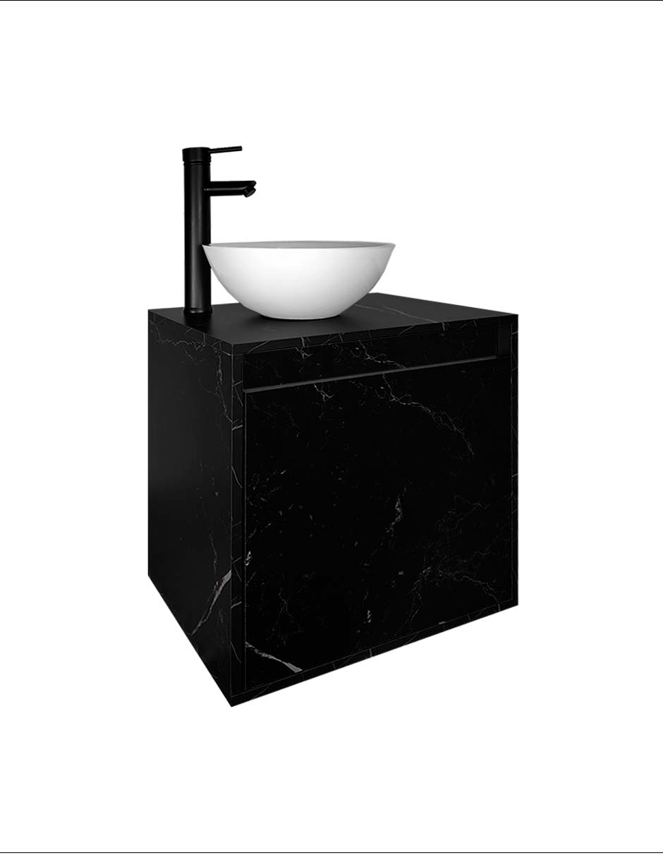 Gabinete Para Baño PHÍA Con Lavabo Y Llave Minimalista