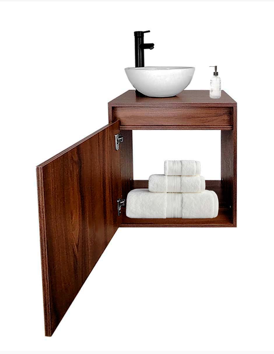 Gabinete Para Baño PHÍA Con Lavabo Y Llave Minimalista