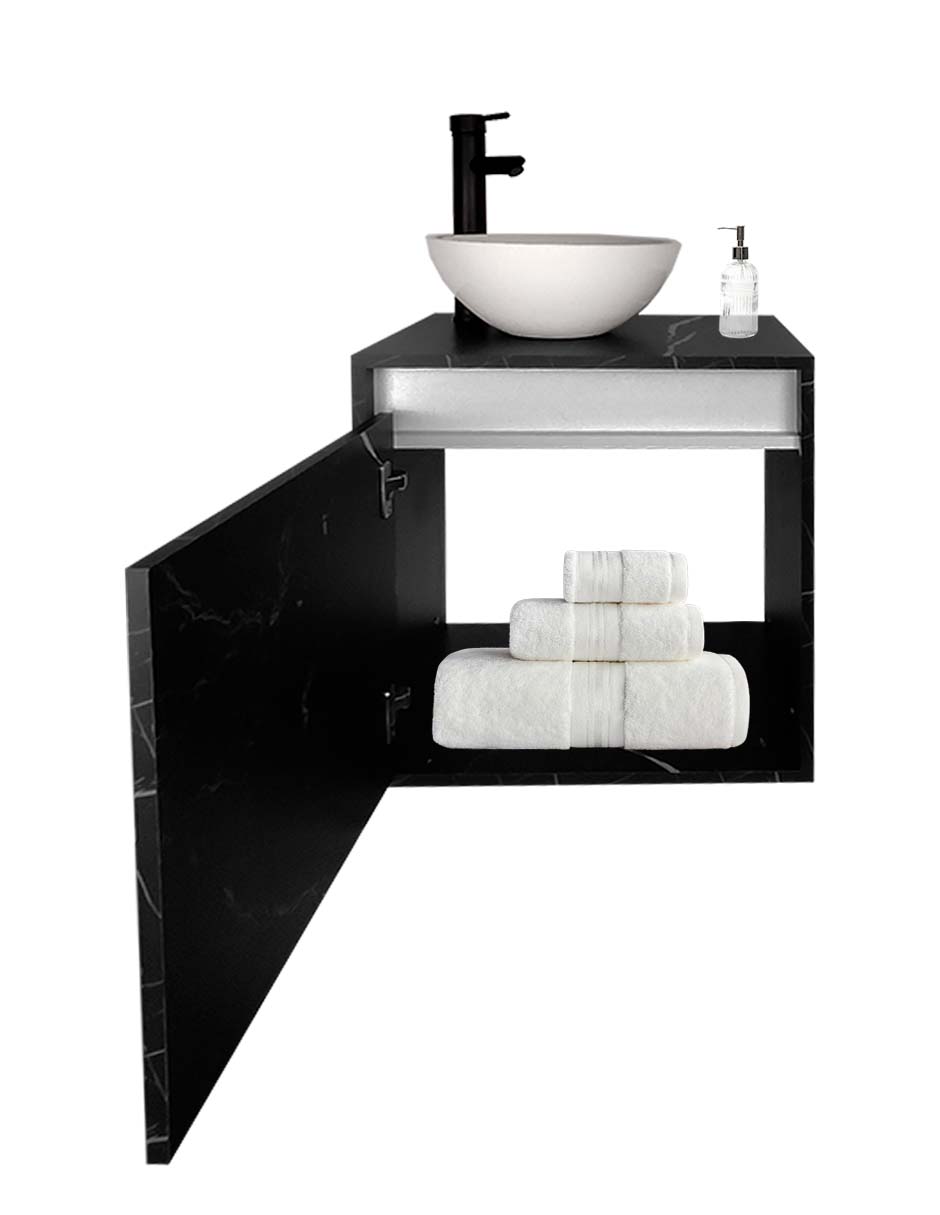 Gabinete Para Baño PHÍA Con Lavabo Y Llave Minimalista
