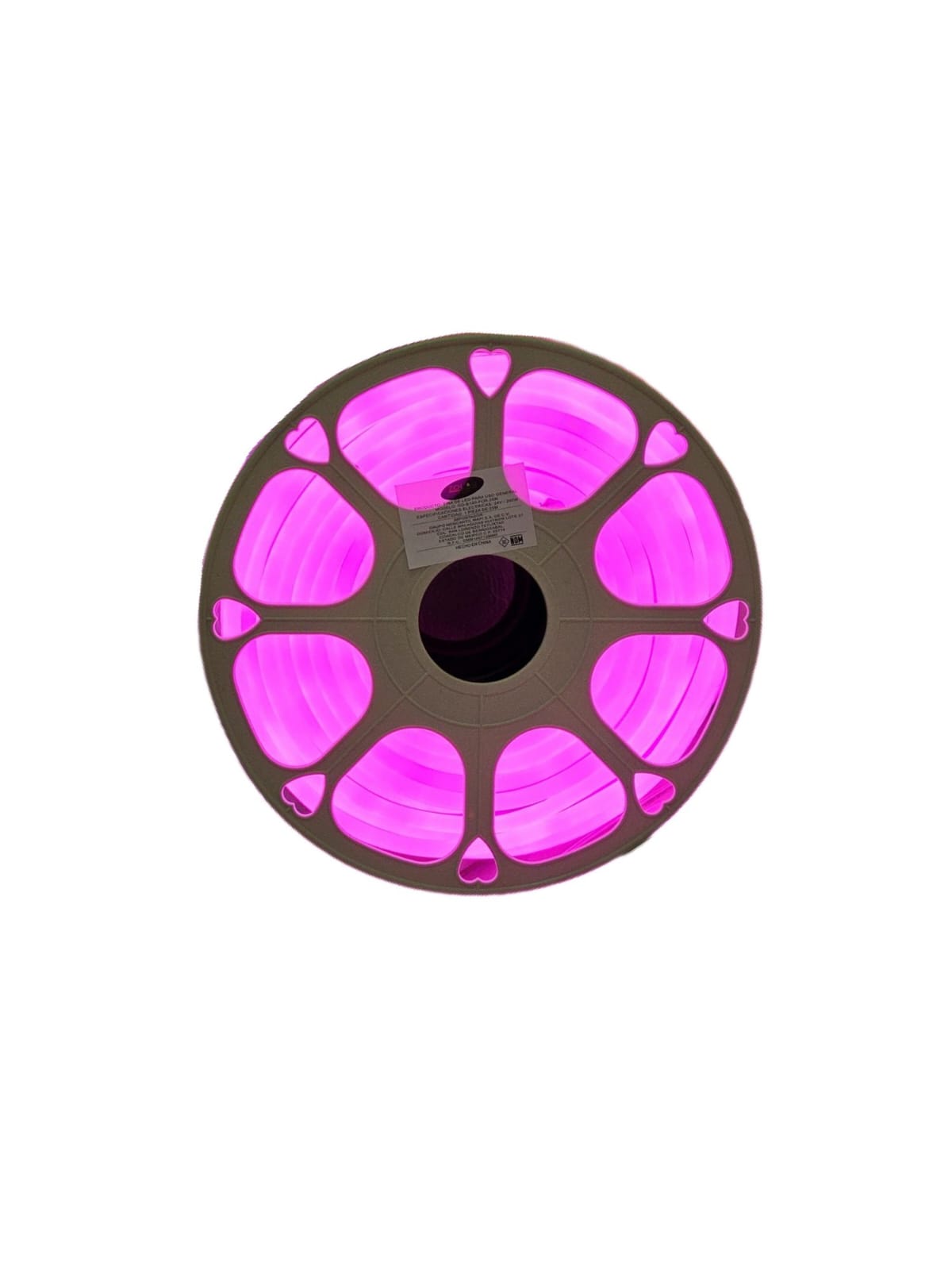 Manguera Neon Flex 25 Mts Rosa