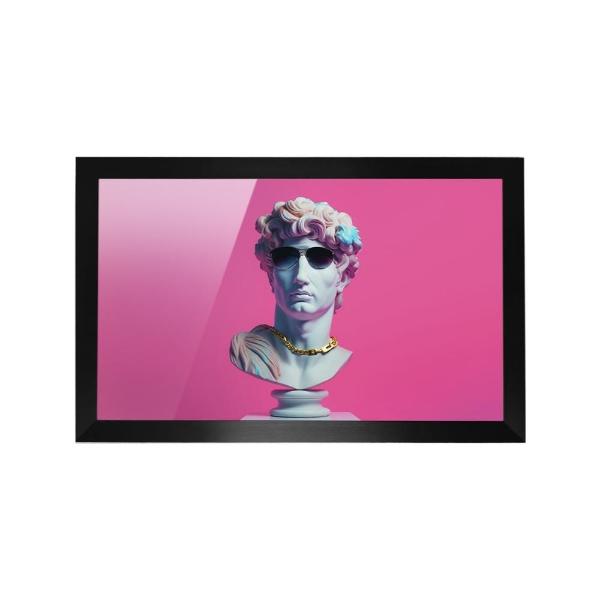 Cuadro Decorativo Diseño Aesthetic Papel Metálico Textura Brillante 89x59 cm