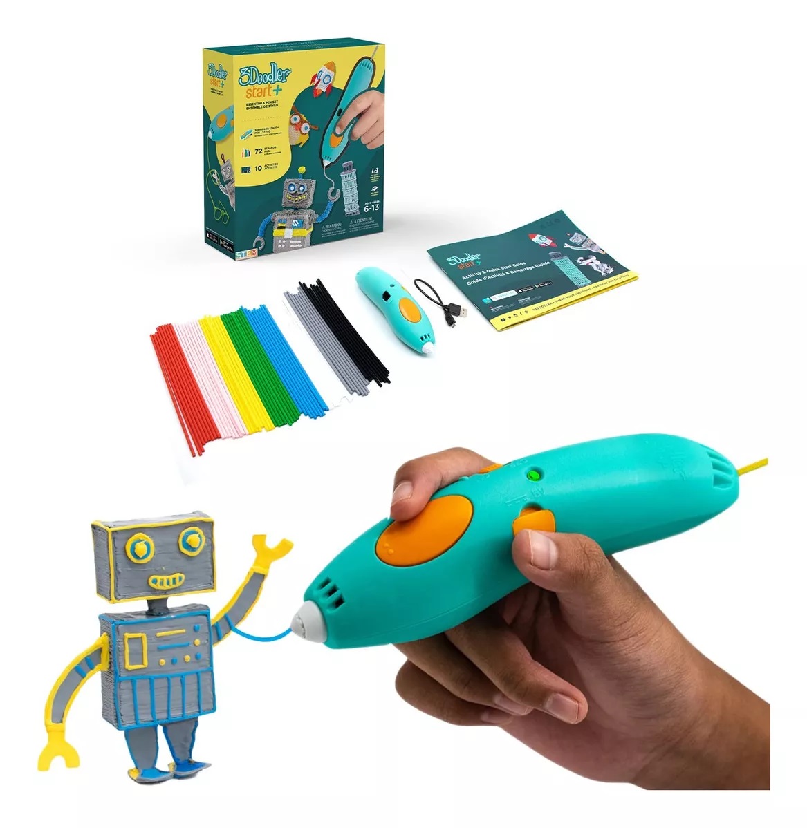 Juego De Bolígrafos De Impresión 3doodler Start+ Essentials 