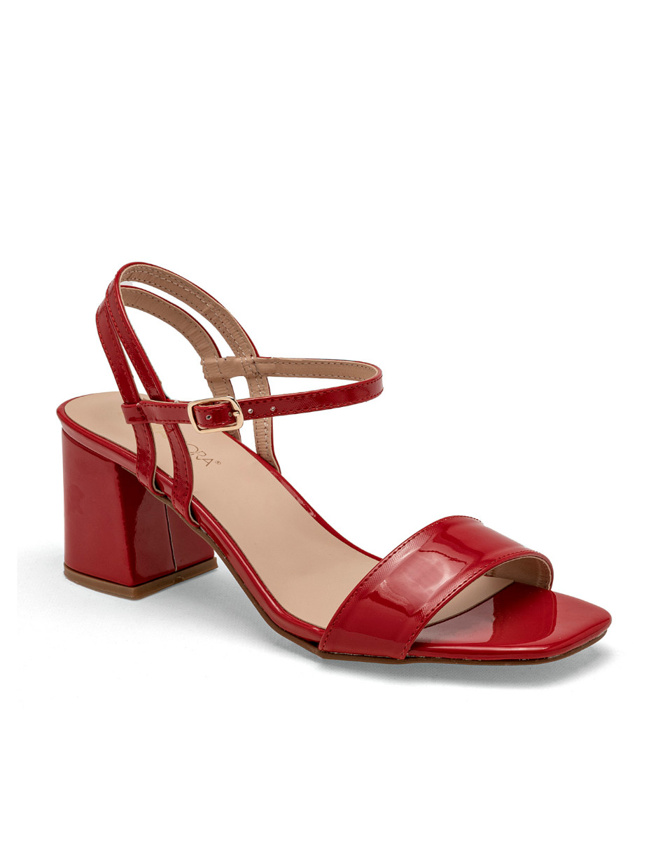 Sandalias con tacón y eslabones Gaia