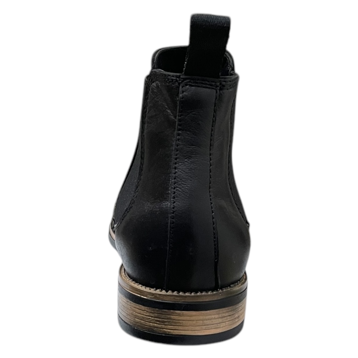Botas Negras de Vestir Gilliardo Chelsea de Piel