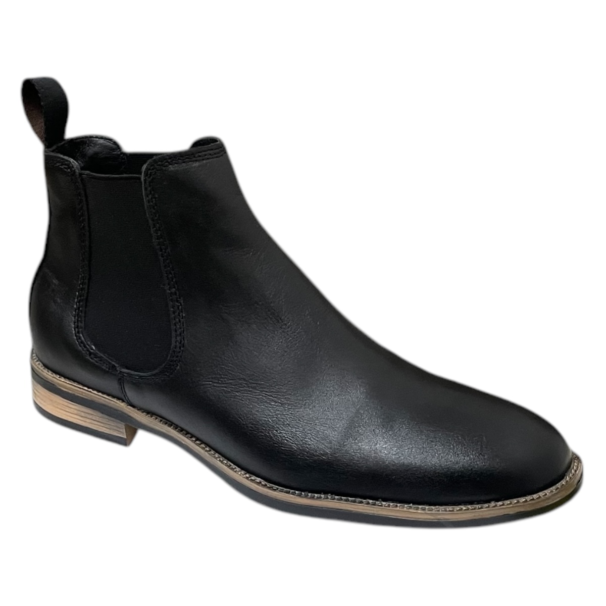 Botas Negras de Vestir Gilliardo Chelsea de Piel